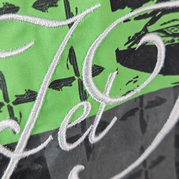 Jet Tribe Cross Hatch Jet Ski Water Sports Swim Shorts in Green | Juniors 9 - Picture 7 of 14